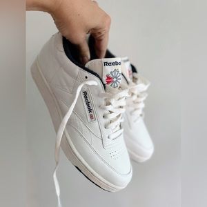 Club C 85 REEBOK sneakers; men’s size 8, leather upper, excellent condition!